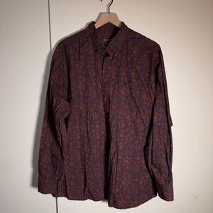 ARIAT men’s oversized floral paisley rancher western cowboy rodeo button up XXL